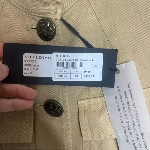 Lotan Cambre Jacket - desert sand NWT XS - Picture 9 of 12